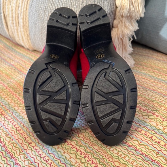 NWOT Charleston Shoe Company Cypress Boot Cherry -Herringbone color Size 10 - Picture 4 of 8